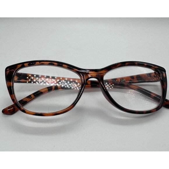 Betsey Johnson Eyeglasses Womens Readers Tortoise Shell Cat Eye Cheaters - Picture 2 of 9